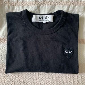 CDG (COMME des GARÇONS) black t shirt, size L